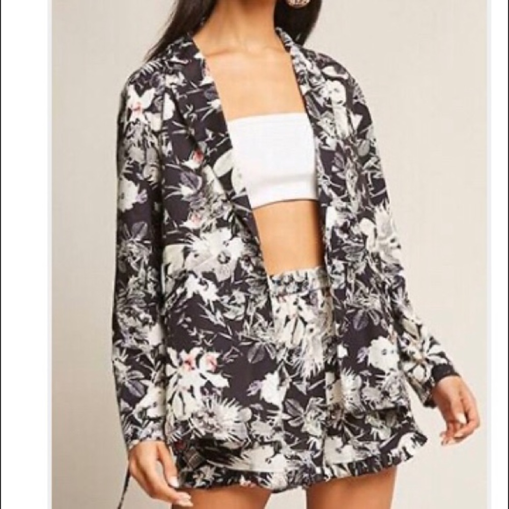 RD & Koko Floral Blazer